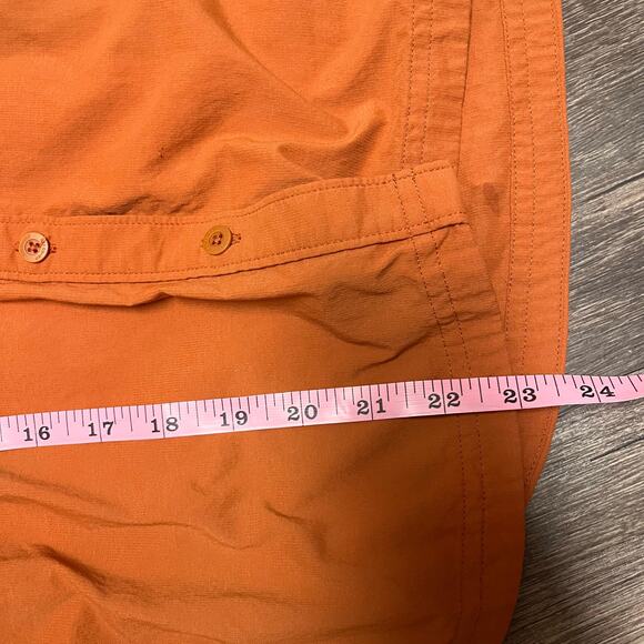 REI Co-op Sahara Hiking Shirt Women XS Orange Nylon Stretch Outdoor Gorpcore - Picture 11 of 11